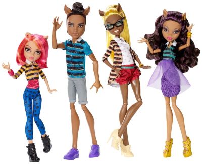 Лот: 4670950. Фото: 1. Набор из 4-х кукол Monster High... Куклы и аксессуары