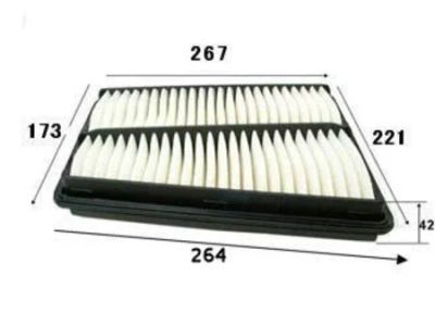 Лот: 18584030. Фото: 1. Фильтр воздушный vic а-842 A842. Расходные материалы