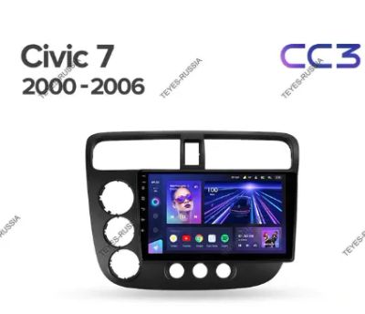 Лот: 20758421. Фото: 1. Магнитола Teyes CC3L Honda Civic... Автомагнитолы