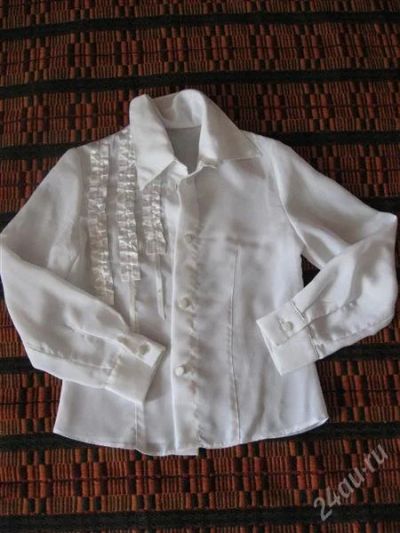 Лот: 924726. Фото: 1. блузка нарядная на первоклассницу. Рубашки, блузки, водолазки