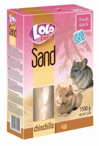 Лот: 9301703. Фото: 1. Песок для шиншилл LOLO PETS (зоотовары... Корма