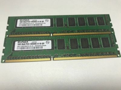 Лот: 11580155. Фото: 1. DDR3 1gb x 2 JAPAN. Оперативная память