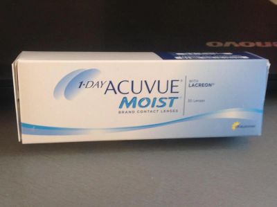 Лот: 9475460. Фото: 1. 1-DAY Acuvue Moist. Контактные линзы