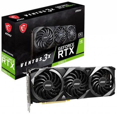 Лот: 19256684. Фото: 1. Продам Видеокарту MSI RTX 3060ti... Видеокарты