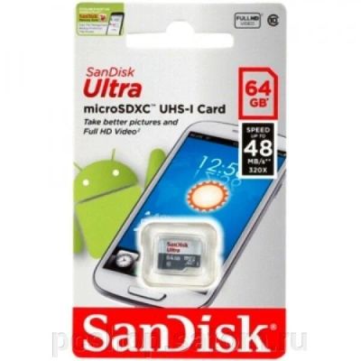 Лот: 10603554. Фото: 1. карта памяти микро сд СД SanDisk... Карты памяти