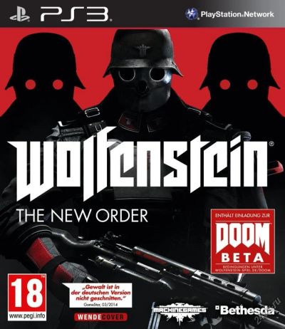 Лот: 12637355. Фото: 1. Wolfenstein: The New Order [Вольфенштейн... Игры для консолей