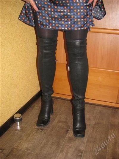 Лот: 1187202. Фото: 1. итальянские длинющие сапоги-чулки... Сапоги
