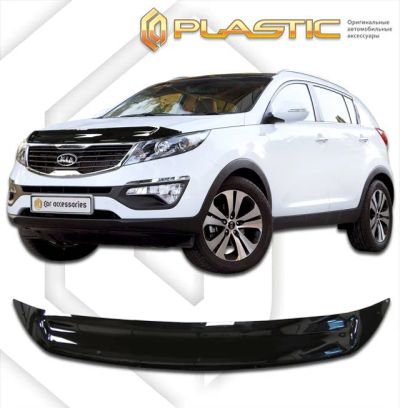 Лот: 13003633. Фото: 1. Дефлектор капота KIA Sportage... Детали тюнинга