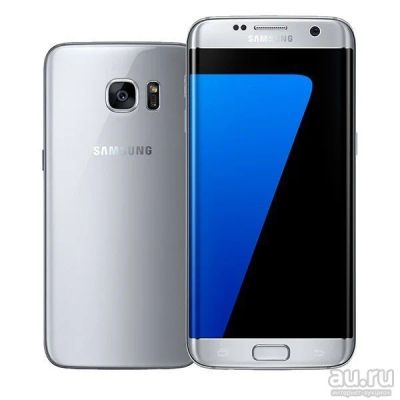 Лот: 13713459. Фото: 1. Samsung galaxy S7 edge серебряный... Смартфоны