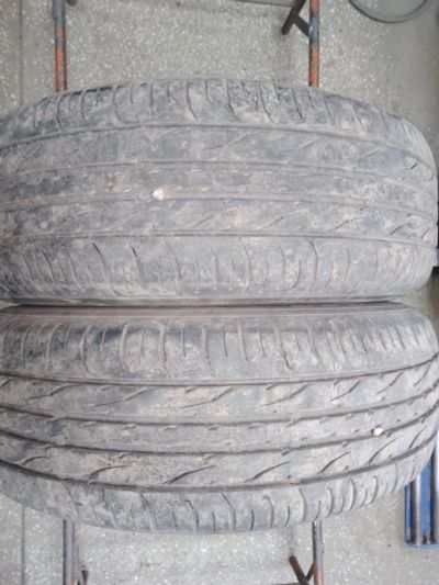 Лот: 24378426. Фото: 1. 2шт 195-65-14 Dunlop Enasave EC203. Шины