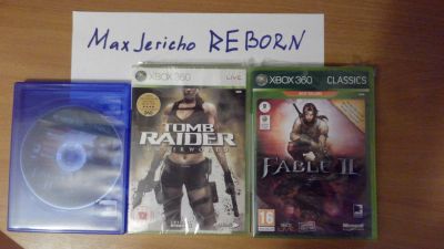 Лот: 10416509. Фото: 1. Fable 2 и Tomb raider xbox 360... Игры для консолей