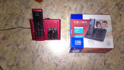 Лот: 7122199. Фото: 1. бесшнуровой телефонный аппарат. Проводные телефоны