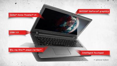 Лот: 3492815. Фото: 1. Ноутбук Lenovo Z500 15.6"(1366x768... Ноутбуки