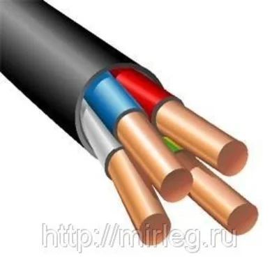 Лот: 10438385. Фото: 1. ВВГнгLS 4*10 ГОСТ. ВВГнгLS 4x10... Провода, кабели