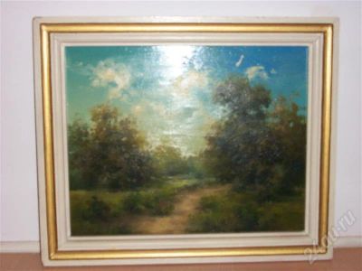 Лот: 684058. Фото: 1. Картина Масло Пейзаж. Картины, гравюры