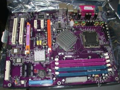 Лот: 642451. Фото: 1. Матплата с AGP и PCI-E, DDR1 и... Материнские платы