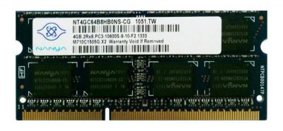 Лот: 3223058. Фото: 1. Планка 4Gb для ноута DDR3 Nanya... Оперативная память