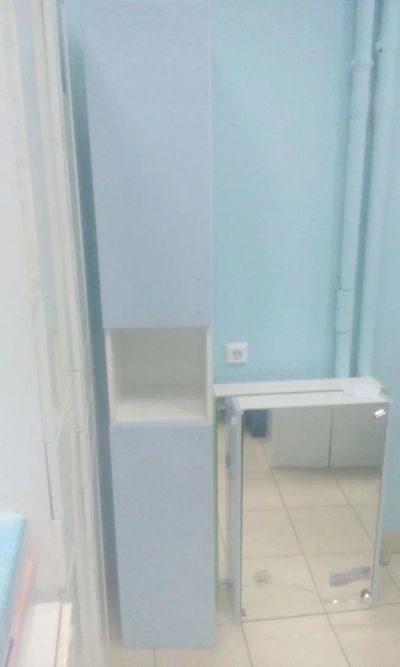 Лот: 7292073. Фото: 1. Шкаф для ванной комнаты. Мебель для ванной комнаты