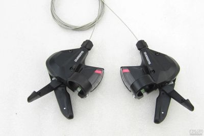 Лот: 13596997. Фото: 1. Шифтеры Shimano 3x7 (21скорость... Запчасти