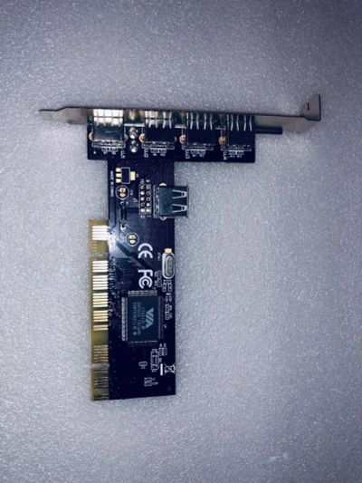 Лот: 12683542. Фото: 1. USB контроллер PCI. Платы расширения, контроллеры, доп. порты