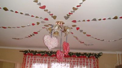 Лот: 5710169. Фото: 1. Гирлянда сердечки. Гирлянды, шарики, новогодние аксессуары