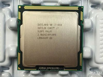 Лот: 10456359. Фото: 1. Core i7-880 Socket 1156. Процессоры