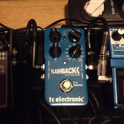 Лот: 9063315. Фото: 1. tc electronic flashback. Гитарные эффекты и комбоусилители