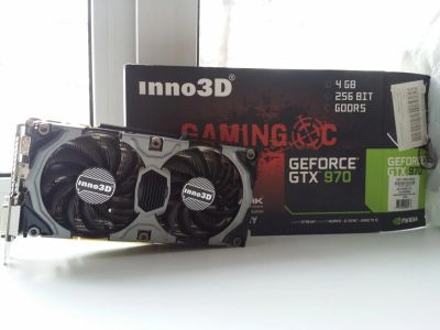 Лот: 8941528. Фото: 1. Nvidia Geforce GTX 970 Inno3D... Видеокарты