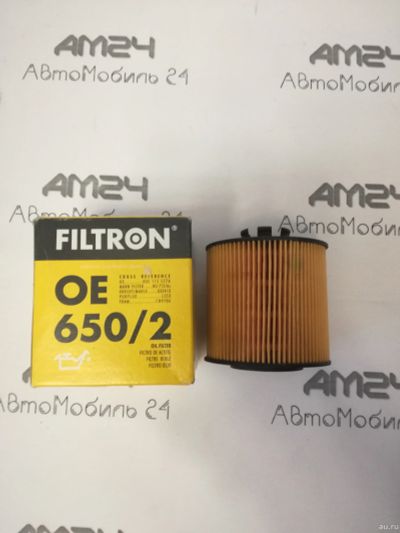 Лот: 15299009. Фото: 1. Масляный фильтр Filtron OE 650... Двигатель и элементы двигателя
