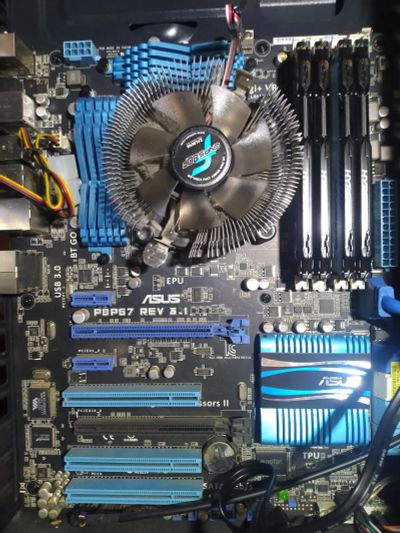 Лот: 18803643. Фото: 1. Материнская плата ASUS P8P67... Материнские платы