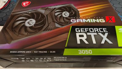 Лот: 21451288. Фото: 1. Видеокарта RTX3050 MSI Gaming... Видеокарты