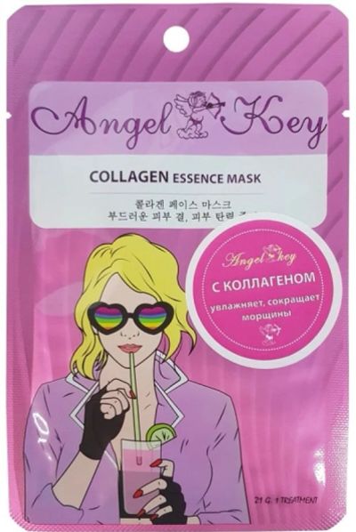 Лот: 14596493. Фото: 1. Маска для лица с коллагеном Angel... Уход за лицом 
