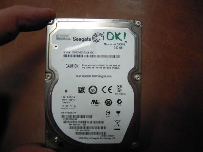 Лот: 9448721. Фото: 1. HDD для ноутбука 2.5" Sata 320gb... Жёсткие диски (HDD)