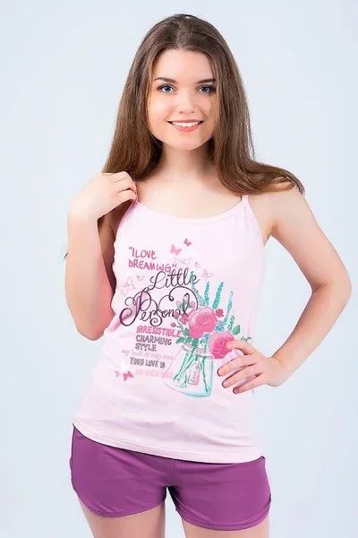 Лот: 15921393. Фото: 1. Комплект женский Tiny Brook майка... Домашняя одежда