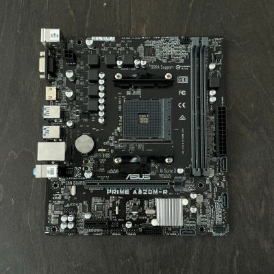 Лот: 21334042. Фото: 1. Материнская плата AM4: Asus A320M-R. Материнские платы