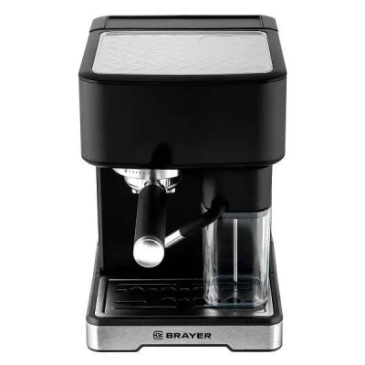 Лот: 25642878. Фото: 1. Кофеварка рожковая Brayer BR1146. Чайники, кофемашины, кулеры