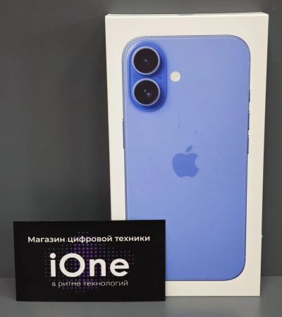 Лот: 24373064. Фото: 1. iPhone 16 128Gb Ultramarine (Новый... Смартфоны