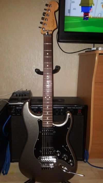 Лот: 7083926. Фото: 1. Fender stratocaster blacktop floyd... Гитары