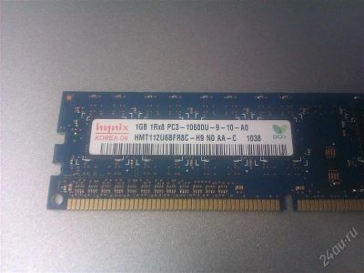 Лот: 1053983. Фото: 1. Модуль памяти DIMM DDR3 1Gb PC3-10600U... Оперативная память