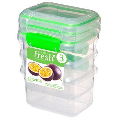 Лот: 24522516. Фото: 1. Набор контейнеров Sistema 3 Pack... Контейнеры, банки