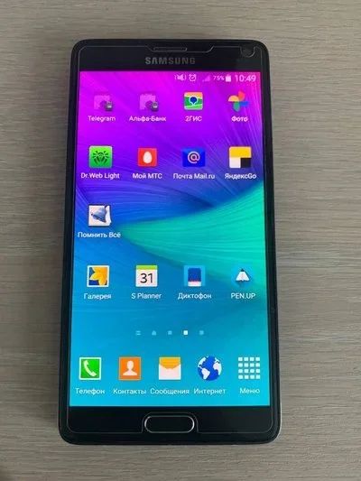 Лот: 17974674. Фото: 1. Samsung galaxy Note 4 32gb (sm-n910c... Смартфоны