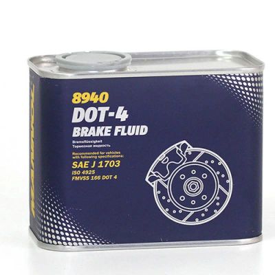 Лот: 14921158. Фото: 1. 8940 MANNOL DOT 4 (0,5л.) Тормозная... Масла, жидкости