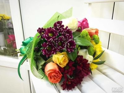 Лот: 8519137. Фото: 1. Шикарный букет по демократичной... Свежие цветы