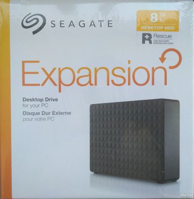 Лот: 17800266. Фото: 1. HDD 8Tb Seagate Expansion STEB8000402... Внешние жесткие диски