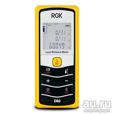 Лот: 13538756. Фото: 1. Лазерный дальномер-рулетка RGK... Ручной инструмент