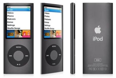 Лот: 8576573. Фото: 1. Apple iPod nano 4 поколение Чёрный... Плееры