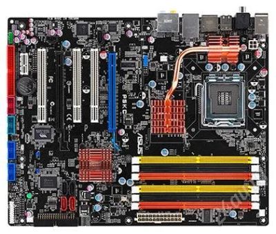 Лот: 2963076. Фото: 1. ASUS P5KC (s775, 6x DDR2/DDR3... Материнские платы