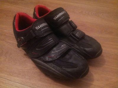 Лот: 7299304. Фото: 1. Контактные ботинки Shimano M087L... Другое (велоспорт)