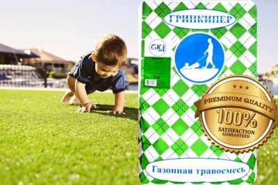 Лот: 18748295. Фото: 1. Газон Игровая семена 10кг (Гринкипер... Газоны