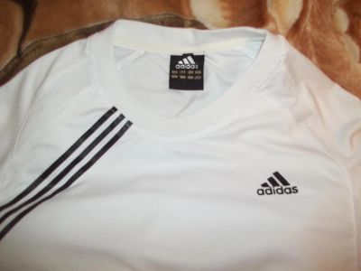 Лот: 3850990. Фото: 1. футболка Adidas белая. Футболки, поло
